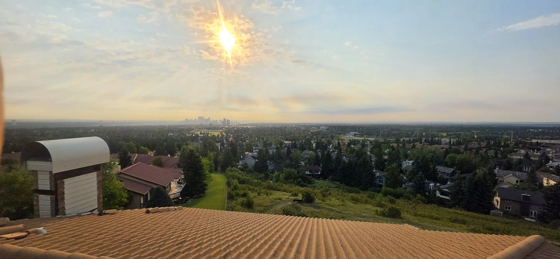 Existing roof before replacement in Strathcona Calgary