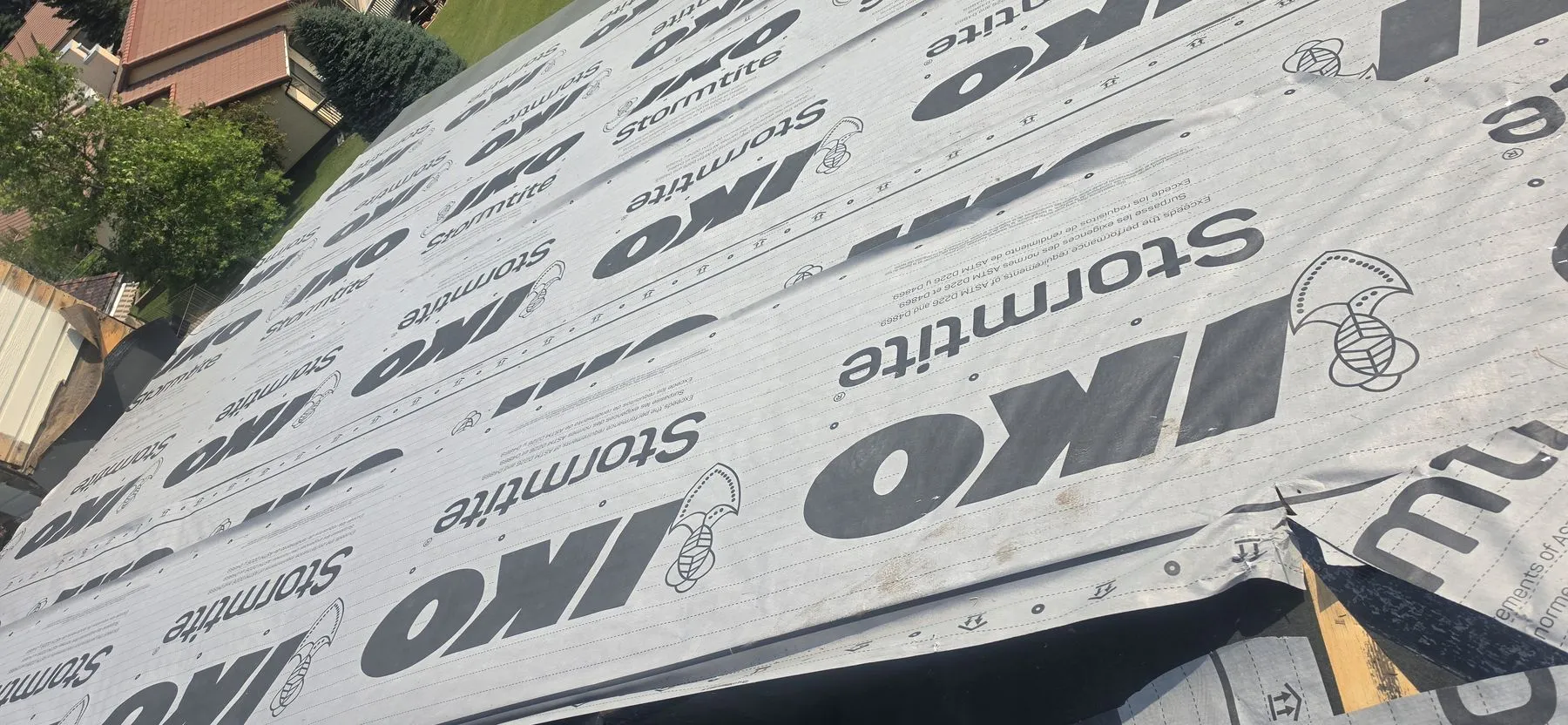 Roof underlayment during a Strathcona Calgary replacement