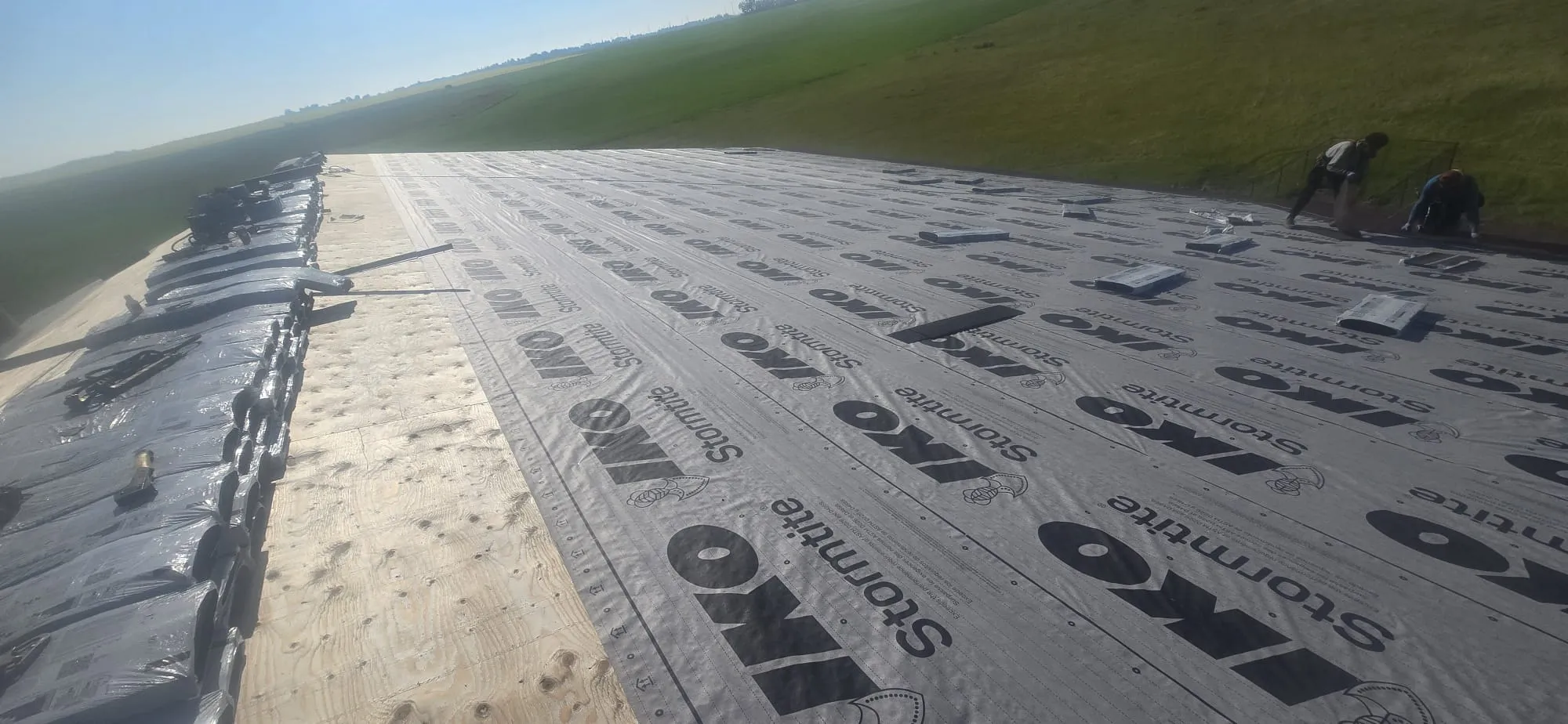 Iko stormtite underlayment flat roof installation