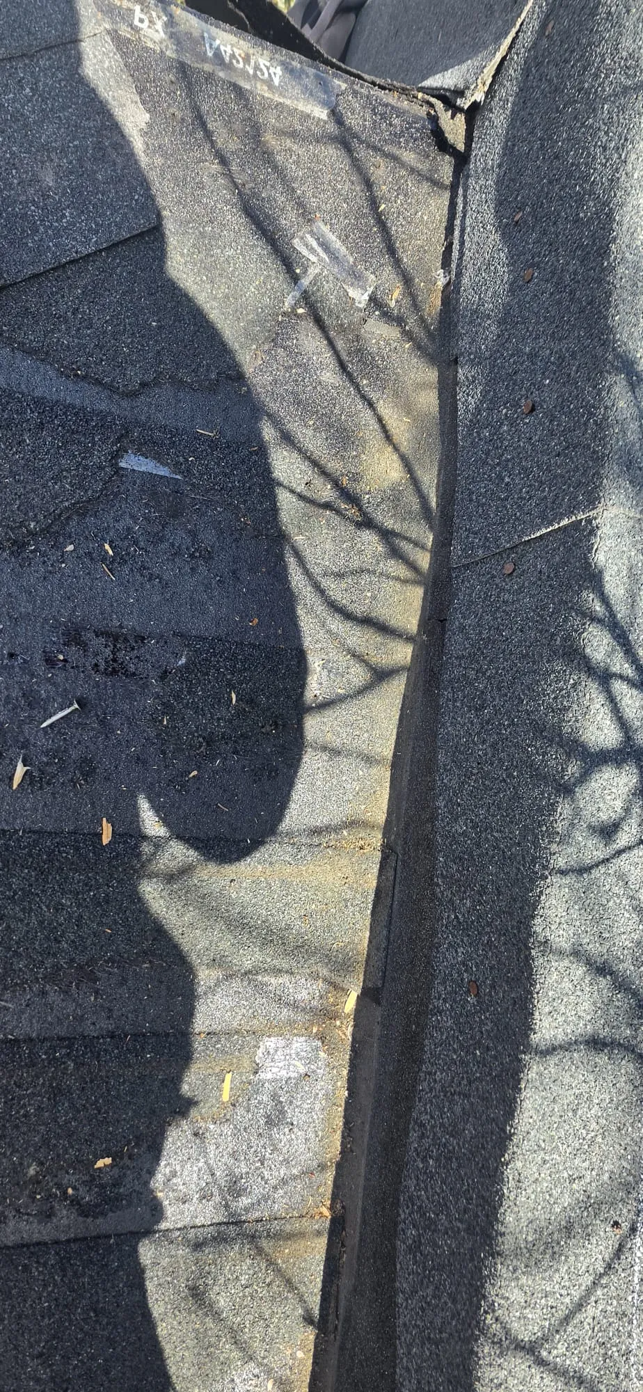 Shingle hip inspection shadow lines in Calgary